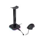 ⁦Redragon HA300 Scepter Pro Headset Stand RGB USB Hub⁩ - الصورة ⁦4⁩