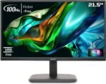 شاشة ألعاب Acer مقاس 21.5 بوصة، FHD، لوحة VA، معدل تحديث 100Hz، زمن استجابة 1 مللي ثانية، شاشة مسطحة - EK221QE3