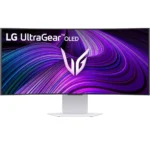 ⁦LG 34” GX90 UltraGear OLED Curved 240Hz 0.03ms Smart Gaming Monitor with webOS (34GX90SA-W)⁩ - الصورة ⁦2⁩
