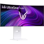 ⁦LG 34” GX90 UltraGear OLED Curved 240Hz 0.03ms Smart Gaming Monitor with webOS (34GX90SA-W)⁩ - الصورة ⁦8⁩
