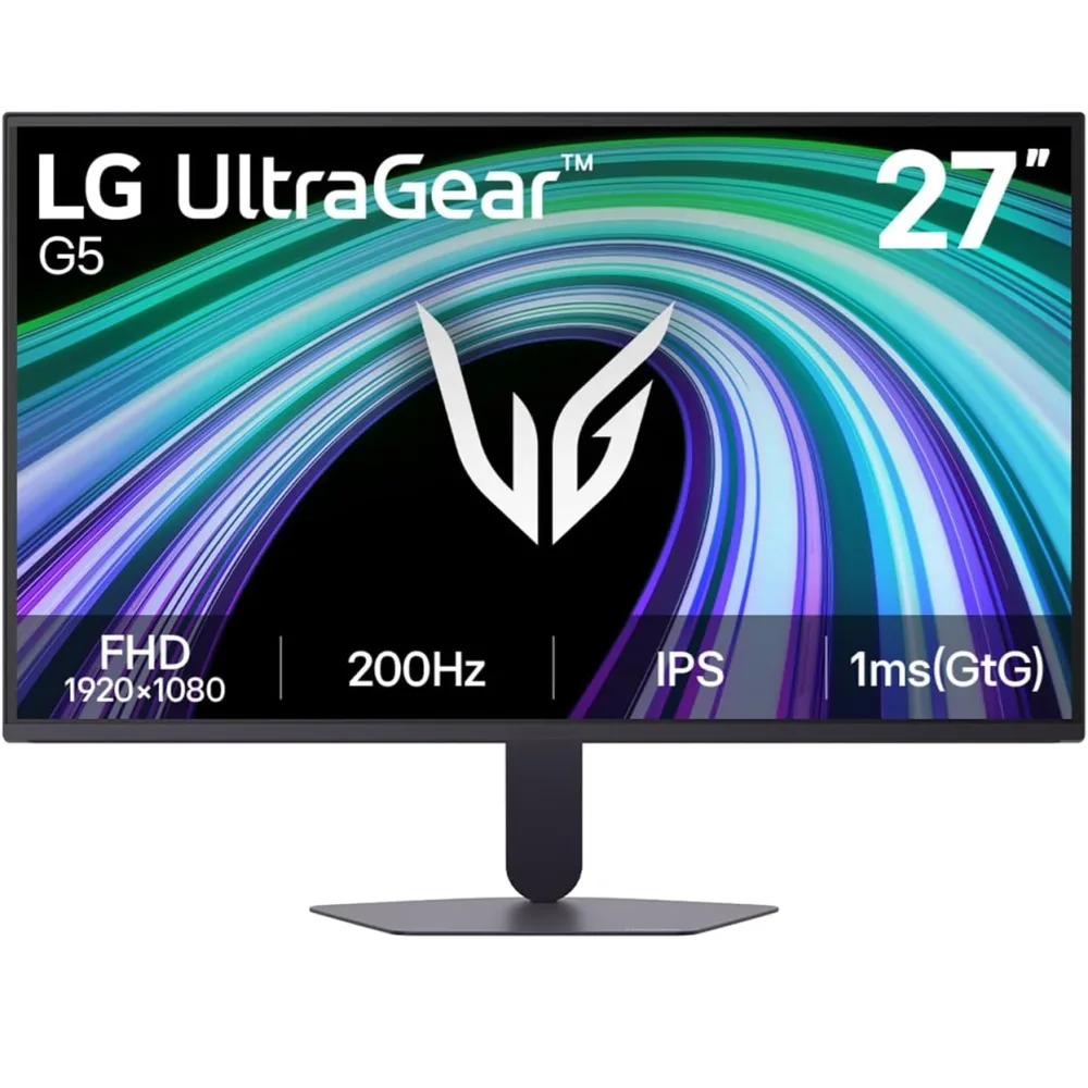 woo-sync-1790351812964-04a1e9 LG 27″ G523 UltraGear G5 200Hz 1ms FHD IPS HDR Gaming Monitor (Dual HDMI | DisplayPort) - الصورة 1
