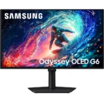 SAMSUNG 27″ Odyssey OLED G6 HG612 QD-OLED 240Hz 0.03ms 2K HDR HDMI 2.1 Gaming Monitor
