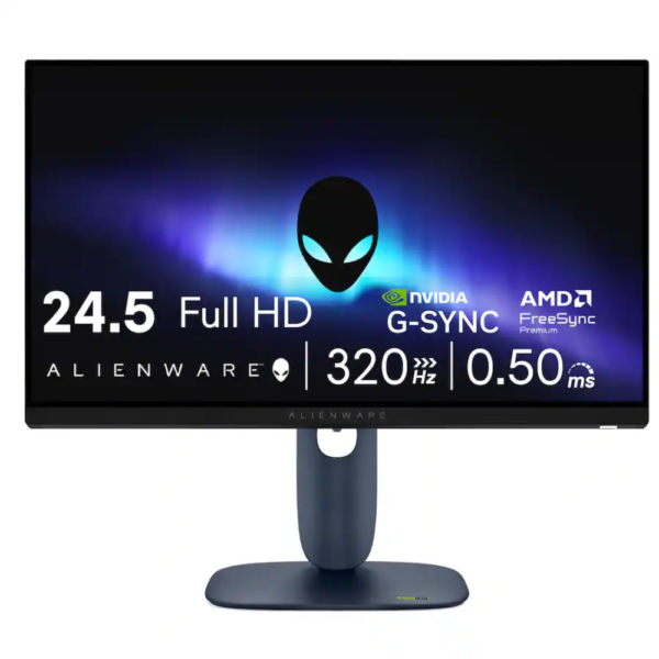 Alienware 25″ AW2525HM 320Hz 0.5ms Fast IPS FHD HDMI 2.1 Rotatable Gaming Monitor
