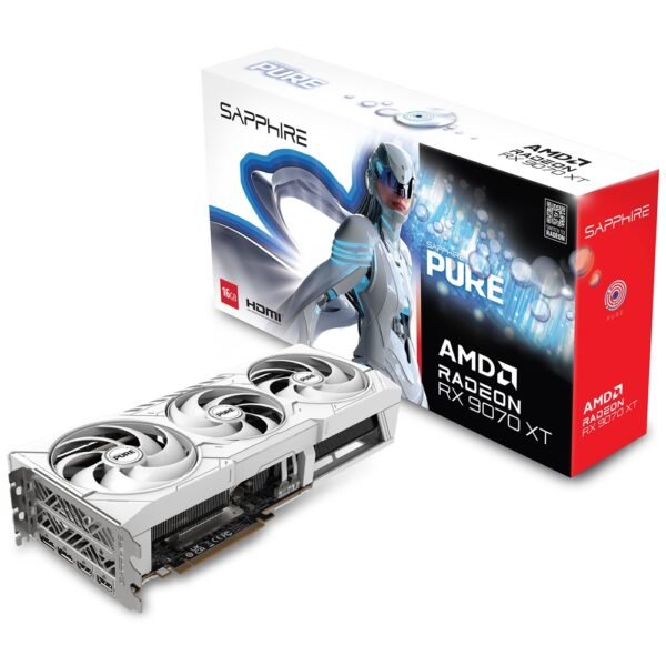 Sapphire 16GB PURE AMD Radeon RX 9070 XT GPU VGA Graphic Card