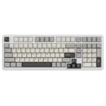 Attack Shark X98 Full-size Wireless Tri-Mode RGB Gaming Keyboard, Starlight White – Strawberry Switch