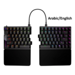 ASUS M703 ROG Falcata 75% Split Analog Wireless Gaming Keyboard, HFX V2 Magnetic Switch, Arabic/English