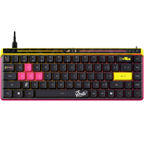 ASUS M606 ROG Falchion Ace HFX ZywOo Edition – 65% Wired Gaming Mechanical Keyboard – Magnetic Switches (US English)