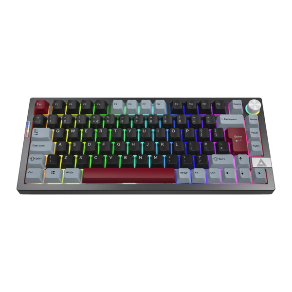 Montech MKey PRO 75% Darkness Wireless Mechanical Gaming Keyboard Tri-Mode, Yellow Switch (MK75DY)