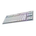 Logitech G915 X LIGHTSPEED TKL – Tactile – Wireless RGB Mechanical Gaming Keyboard. White - Image 4
