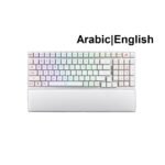 ASUS X902 ROG Strix Scope II 96 RX Wireless Gaming Keyboard, ROG RX Blue Switch, White, Arabic/English
