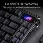ASUS M702 ROG Azoth Extreme Customizable 75% Wireless Mechanical Gaming Keyboard – ROG NX Snow Switch, Arabic/English - Image 5