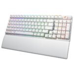 ASUS X901 ROG Strix Scope II 96 Wireless Gaming Keyboard, ROG NX Snow Switch, White, Arabic/English - Image 3