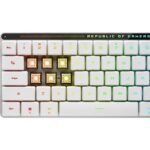 ASUS M603 ROG Falchion RX Low Profile – White 65% Compact Wireless Gaming Keyboard – RED Switch (Arabic / English) - Image 7