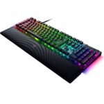 ⁦Razer BlackWidow V4 -Green Switch, Mechanical Gaming Keyboard with Chroma RGB⁩ - الصورة ⁦2⁩