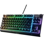 ⁦SteelSeries 64831 Apex 3 TKL Gaming Keyboard – Tenkeyless, Whisper-Quiet Switches⁩ - الصورة ⁦2⁩
