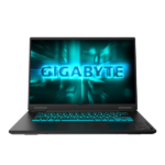 Gigabyte A16 Gaming Laptop, with a 16-inch Full HD+ display, Intel Core i7-13620H, RTX 5060 with 8 GB of memory, 16 GB DDR5 RAM, 1 TB M.2 PCIe SSD storage, keyboard, black