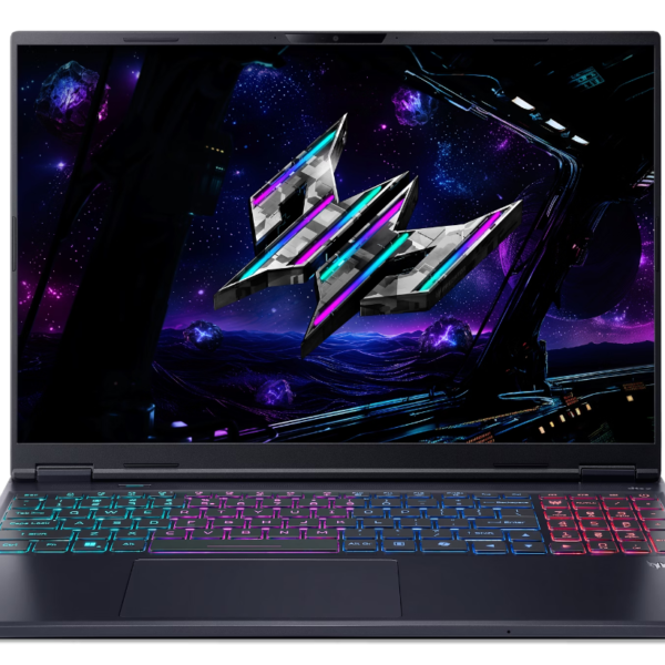 لابتوب الألعاب Acer Predator Helios Neo 16S AI – بمعالج Intel Core Ultra 9 275HX، وكرت RTX 5070 Ti، وذاكرة 32GB RAM، وتخزين 1TB SSD، وشاشة OLED بتردد 240Hz، ونظام Windows 11 Home
