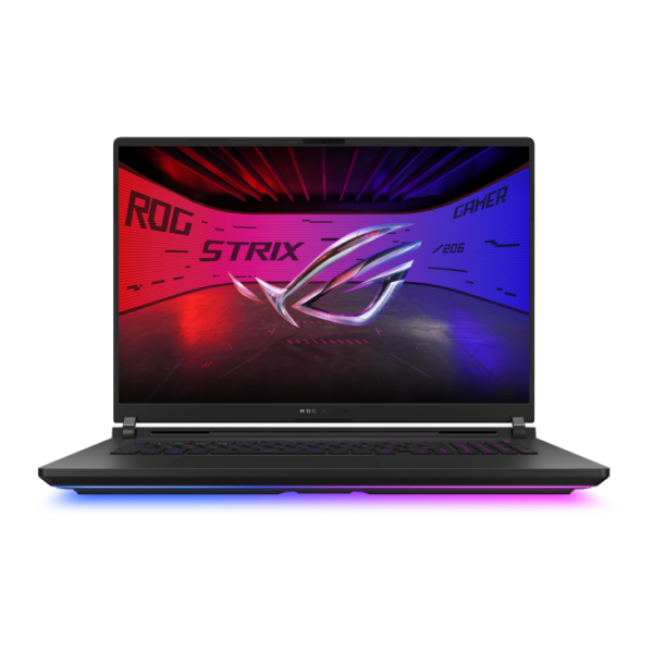 ابتوب ألعاب ASUS ROG Strix SCAR 18 بمعالج Core Ultra 9-275HX وكرت RTX 5090، شاشة 18" 2.5K Mini-LED 240Hz، 32GB RAM، 2TB SSD، بنظام Windows 11 Pro.