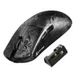 Attack Shark R11 Ultra Carbon Fiber Wireless 8K Gaming Mouse Tri-mode  49g, Ink Blade