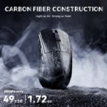 ⁦Attack Shark R11 Ultra Carbon Fiber Wireless 8K Gaming Mouse Tri-mode  49g, Ink Blade⁩ - الصورة ⁦4⁩