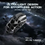 ⁦Attack Shark R3 Magnesium Alloy Gaming Mouse 8K 46g, Silver Grey⁩ - الصورة ⁦3⁩
