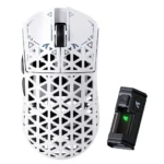 Attack Shark R5 Ultra Carbon Fiber Wireless 8K Gaming Mouse, 39g, 42K dpi, Tri-mode , White