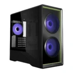 Lian-Li Vector V150 INF Mid-Tower Gaming PC Case, 3-Fans (Black)