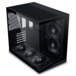 ⁦LIAN LI O11 Dynamic Mini V2 Flow PC Case – Black (5-Fans)⁩ - الصورة ⁦2⁩
