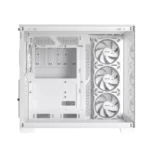 ⁦ASUS A32 PLUS ATX PC Case Dual-Chamber Chassis – White, 4-Fans⁩ - الصورة ⁦5⁩
