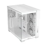 ⁦ASUS A32 PLUS ATX PC Case Dual-Chamber Chassis – White, 4-Fans⁩ - الصورة ⁦7⁩