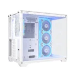 ⁦ASUS A32 PLUS ATX PC Case Dual-Chamber Chassis – White, 4-Fans⁩ - الصورة ⁦8⁩
