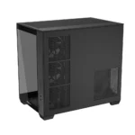⁦ASUS A32 PLUS ATX PC Case Dual-Chamber Chassis – Black, 4-Fans⁩ - الصورة ⁦6⁩