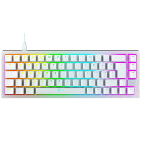 Cherry XTRFY K5 COMPACT RGB 65% Mechanical Gaming Keyboard – White