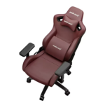 كرسي جيمنج AndaSeat Kaiser Frontier XL من جلد DuraXtra الفاخر، بمساند ذراع قابلة للتعديل 4D – عنابي - Image 6