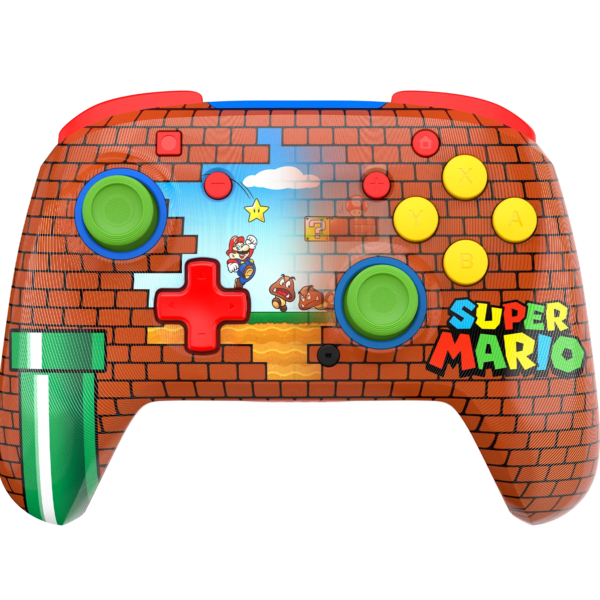 يد تحكم Turtle Beach Rematch Mario Bricks Reveal لاسلكية لجهاز Nintendo Switch