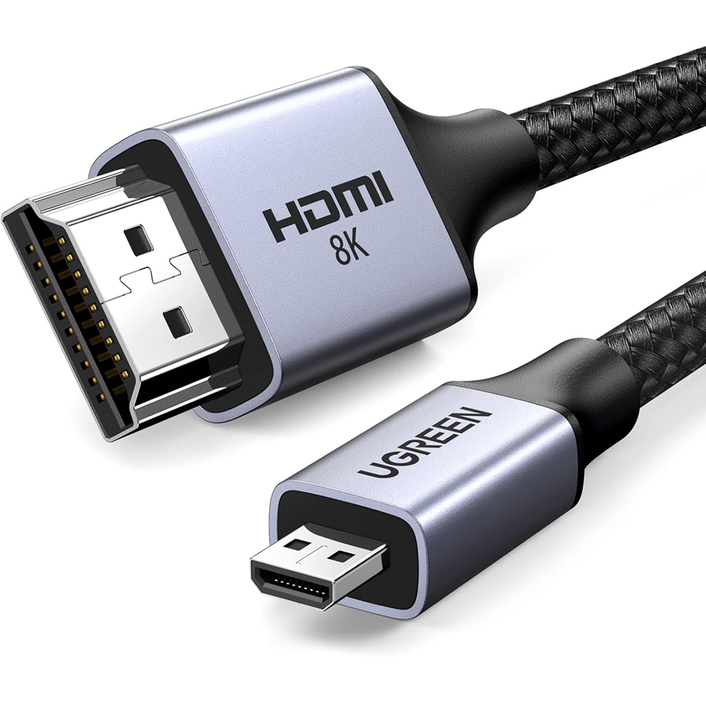 woo-sync-1791373155903-4ec33f UGREEN HD164 Micro HDMI to HDMI 2.1 8K Cable, 2m - Image 1