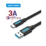 Vention USB-C to USB-A 3.0 Fast Charging Data Sync 3A Cable, 0.5m