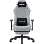 AndaSeat Luna Pro Series (L) – Fabric Gaming Chair with Footrest – Grey