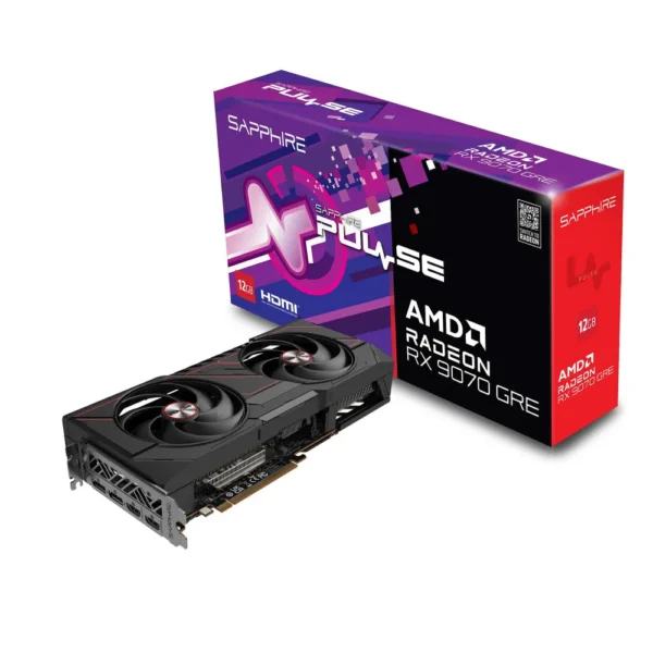 Sapphire 12GB PULSE AMD Radeon RX 9070 GRE OC GPU VGA Graphic Card