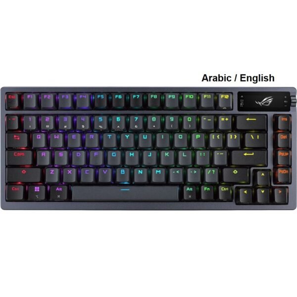 ASUS M701 ROG AZOTH 75 Wireless Mechanical Gaming Custom Keyboard Bluetooth – RED Switch – Arabic/English