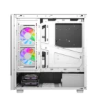 darkFlash DS950V ATX PC Case with Display Screen, 6-Fans (White) - Image 3