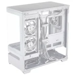 ⁦ASUS Prime AP202 ARGB Curved Glass Panel mATX Case – White, 3-Fans⁩ - الصورة ⁦3⁩