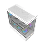 darkFlash DS950V ATX PC Case with Display Screen, 6-Fans (White) - Image 4