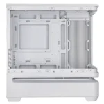 ⁦ASUS Prime AP202 ARGB Curved Glass Panel mATX Case – White, 3-Fans⁩ - الصورة ⁦5⁩