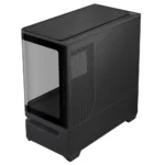 ⁦ASUS Prime AP202 ARGB Curved Glass Panel mATX Case – Black, 3-Fans⁩ - الصورة ⁦5⁩