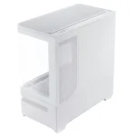 ⁦ASUS Prime AP202 ARGB Curved Glass Panel mATX Case – White, 3-Fans⁩ - الصورة ⁦6⁩