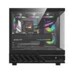 darkFlash DS950V ATX PC Case with Display Screen, 6-Fans, Black - Image 6
