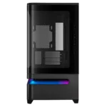 ⁦ASUS Prime AP202 ARGB Curved Glass Panel mATX Case – Black, 3-Fans⁩ - الصورة ⁦7⁩