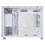 ⁦ASUS Prime AP201 Tempered Glass Micro ATX Case – White⁩ - الصورة ⁦4⁩