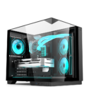 ⁦Acer V330B Mid Tower Gaming PC Case – Black (6-Fans)⁩ - الصورة ⁦3⁩